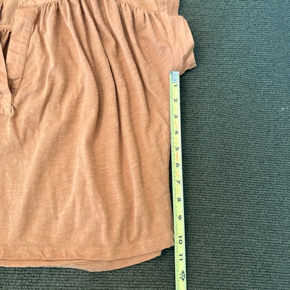 LOFT Cropped Mixed Media Top - Picture 4 of 6